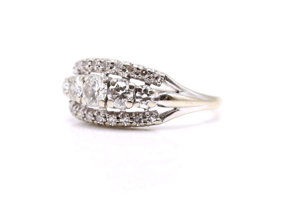 14k WG Diamond Ring - 6