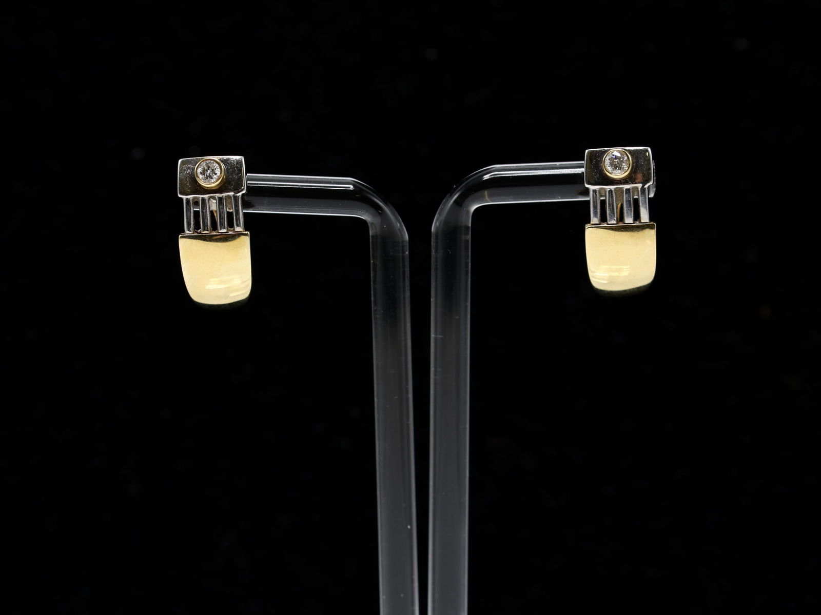 14k YG Diamond Earrings (1 of 9)