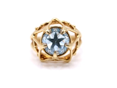 14k YG Topaz Ring