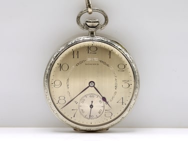 Howard 14k Pocketwatch and Fob
