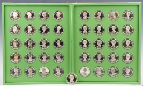 Franklin Mint Sterling Silver First Ladies of the US Medals