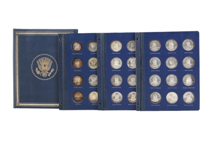 Franklin Mint Sterling Silver Presidential Commemorative Medals