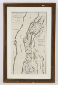 Map of Revolutionary War New York