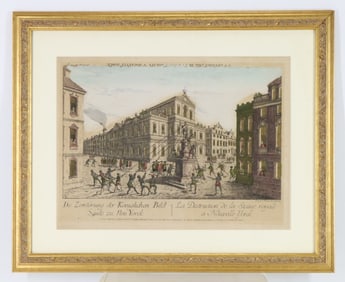 Revolutionary War Print-New York