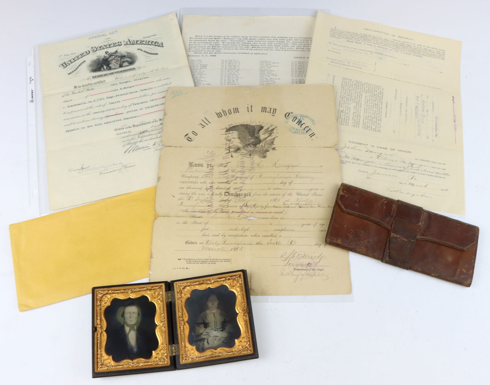 Civil War Archive-13th Pennsylvania Cavalry Member (1 of 18)