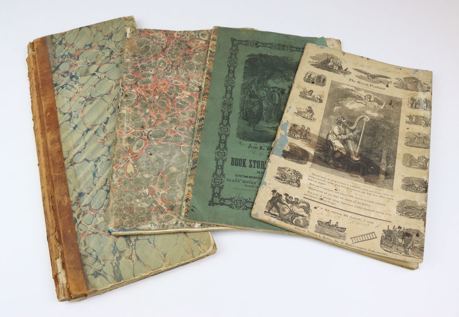 Early Nineteenth Century Manuscript Cypher/Account Books (1 of 14)