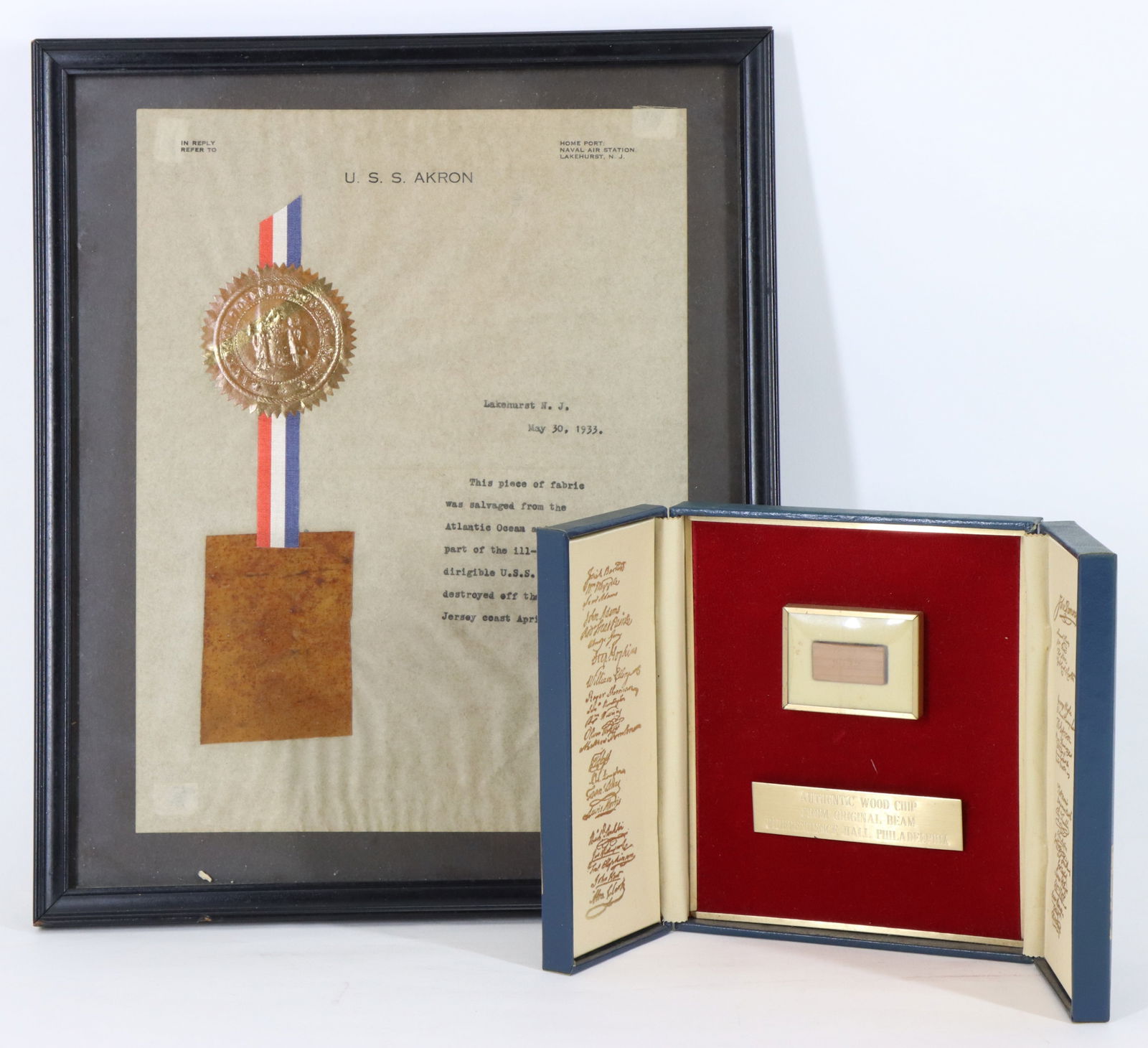 Fragments of the Airship Akron and Independence Hall (1 of 11)