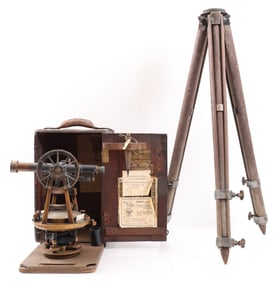 Antique Surveyor's Transit-C.L. Berger & Sons