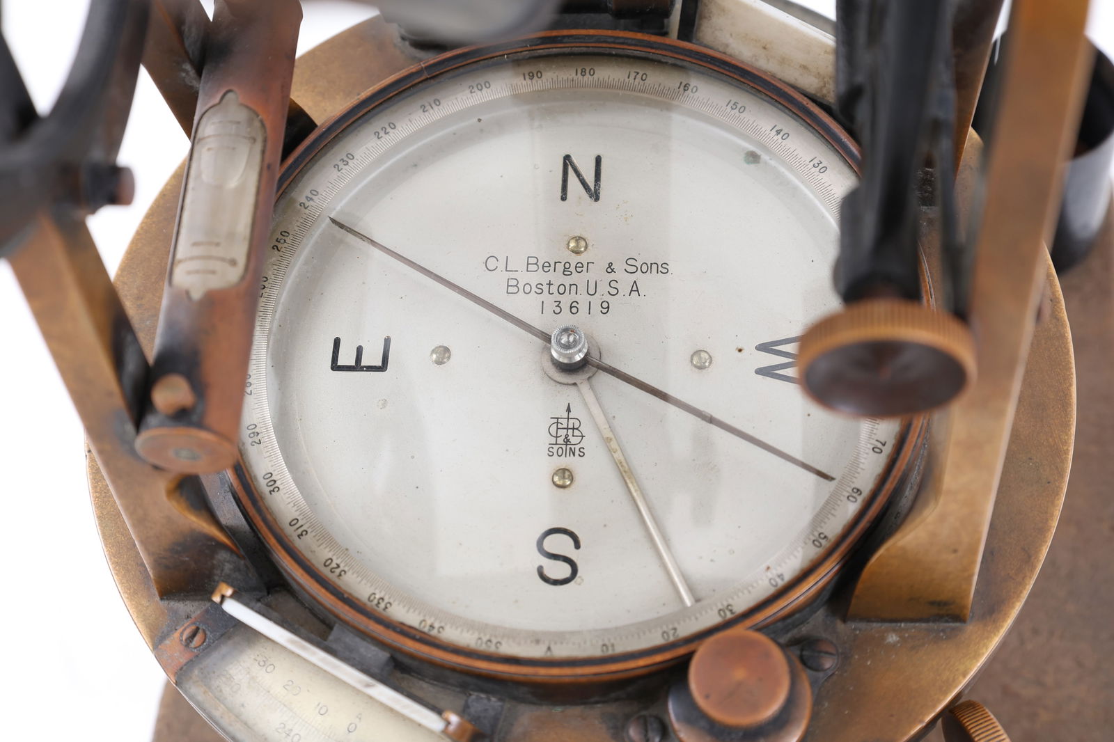 Antique Surveyor's Transit-C.L. Berger & Sons - 6