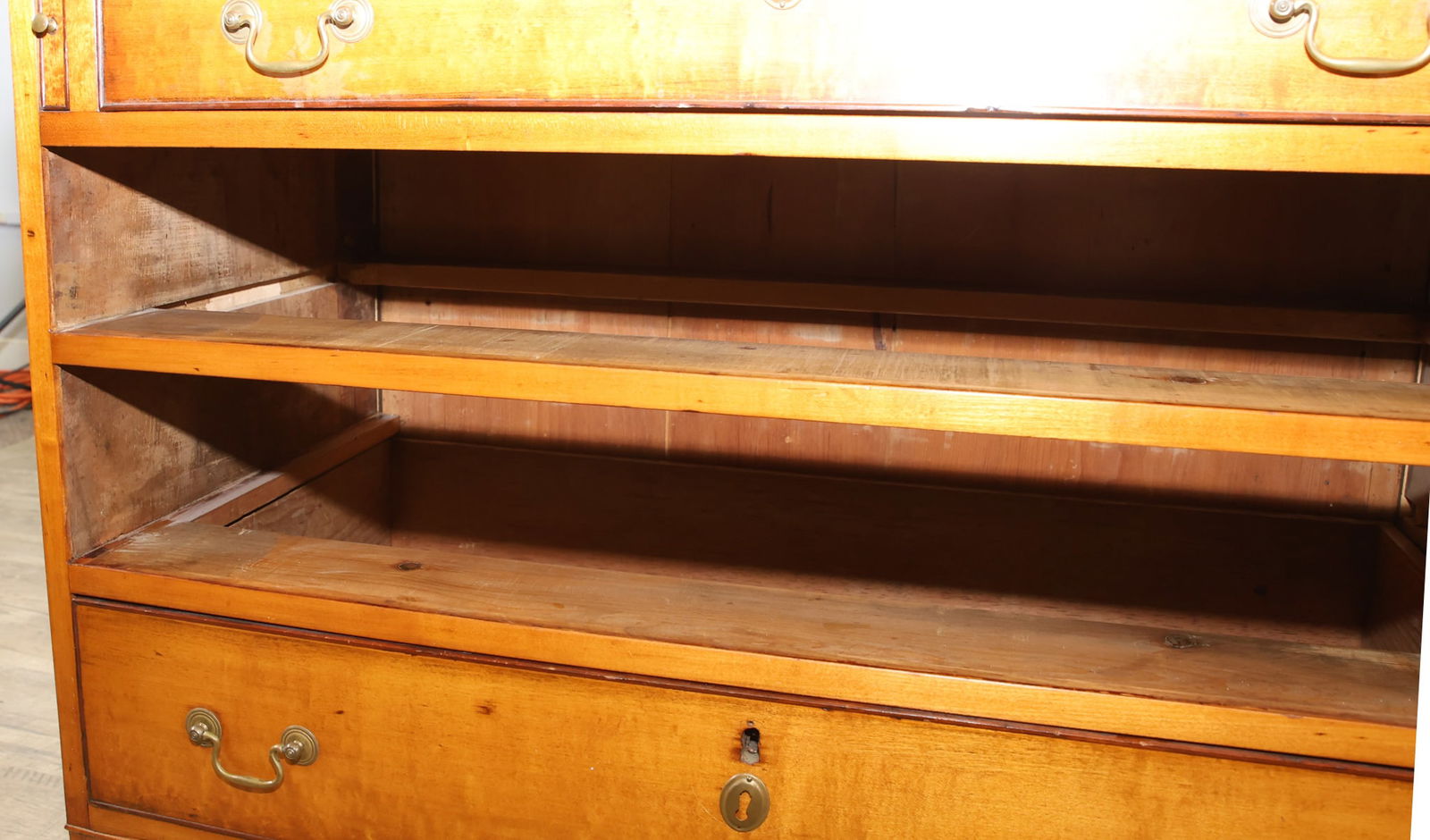 Hepplewhite Maple Slant-Front Desk - 16