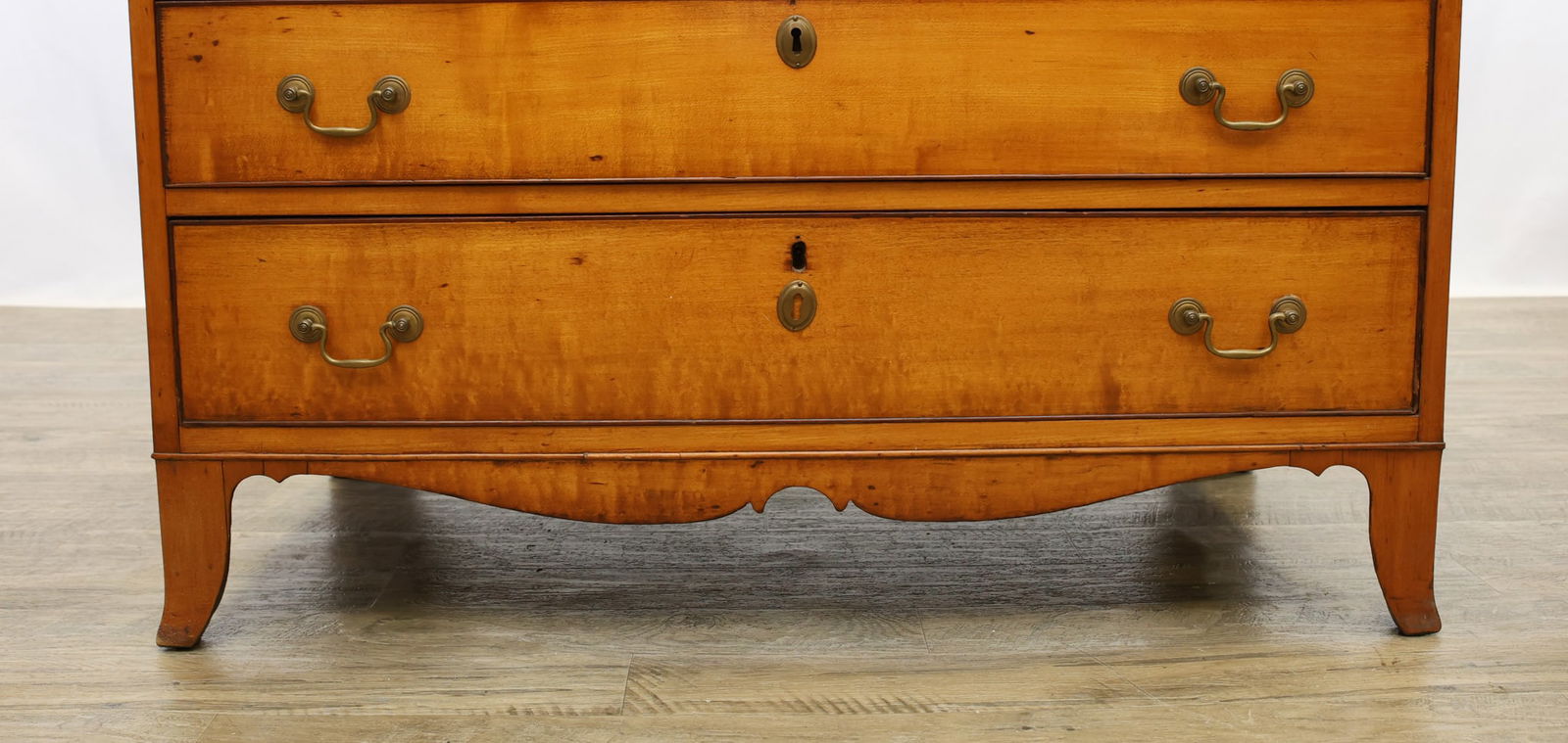 Hepplewhite Maple Slant-Front Desk - 17