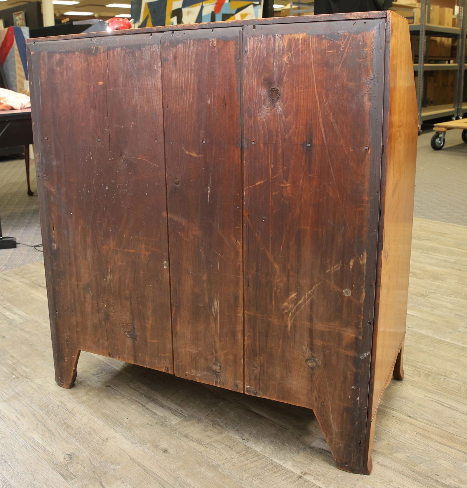 Hepplewhite Maple Slant-Front Desk - 20