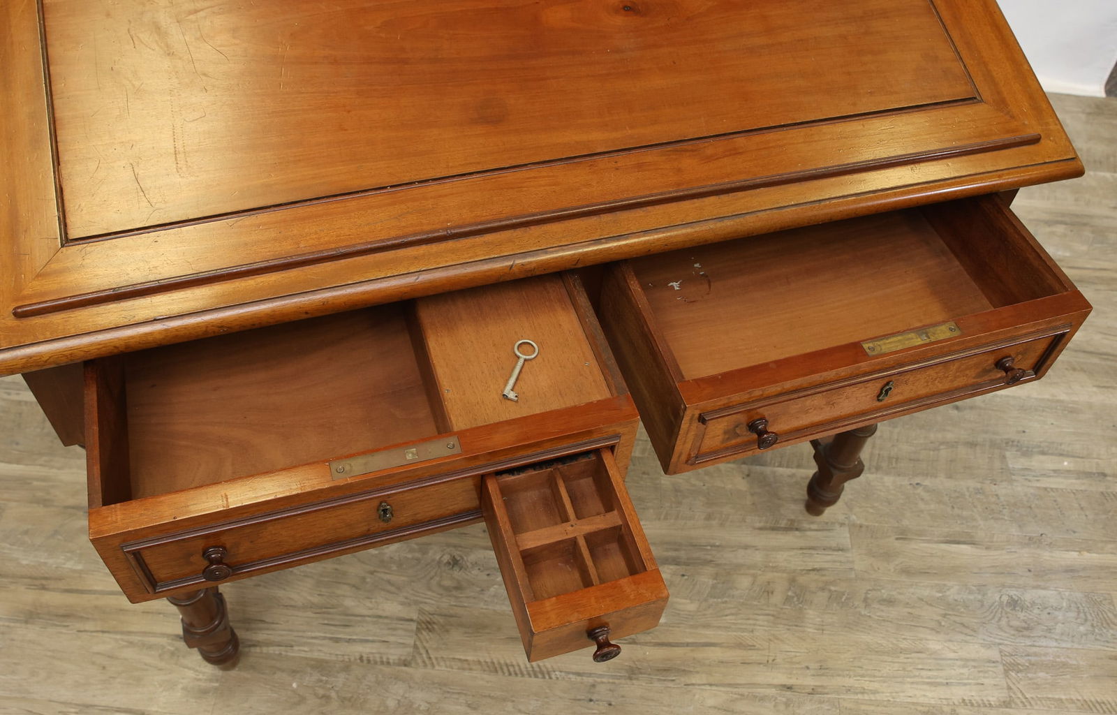 Mahogany Drafting table - 8