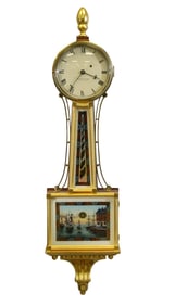Foster S. Campos Massachusettes Banjo Clock