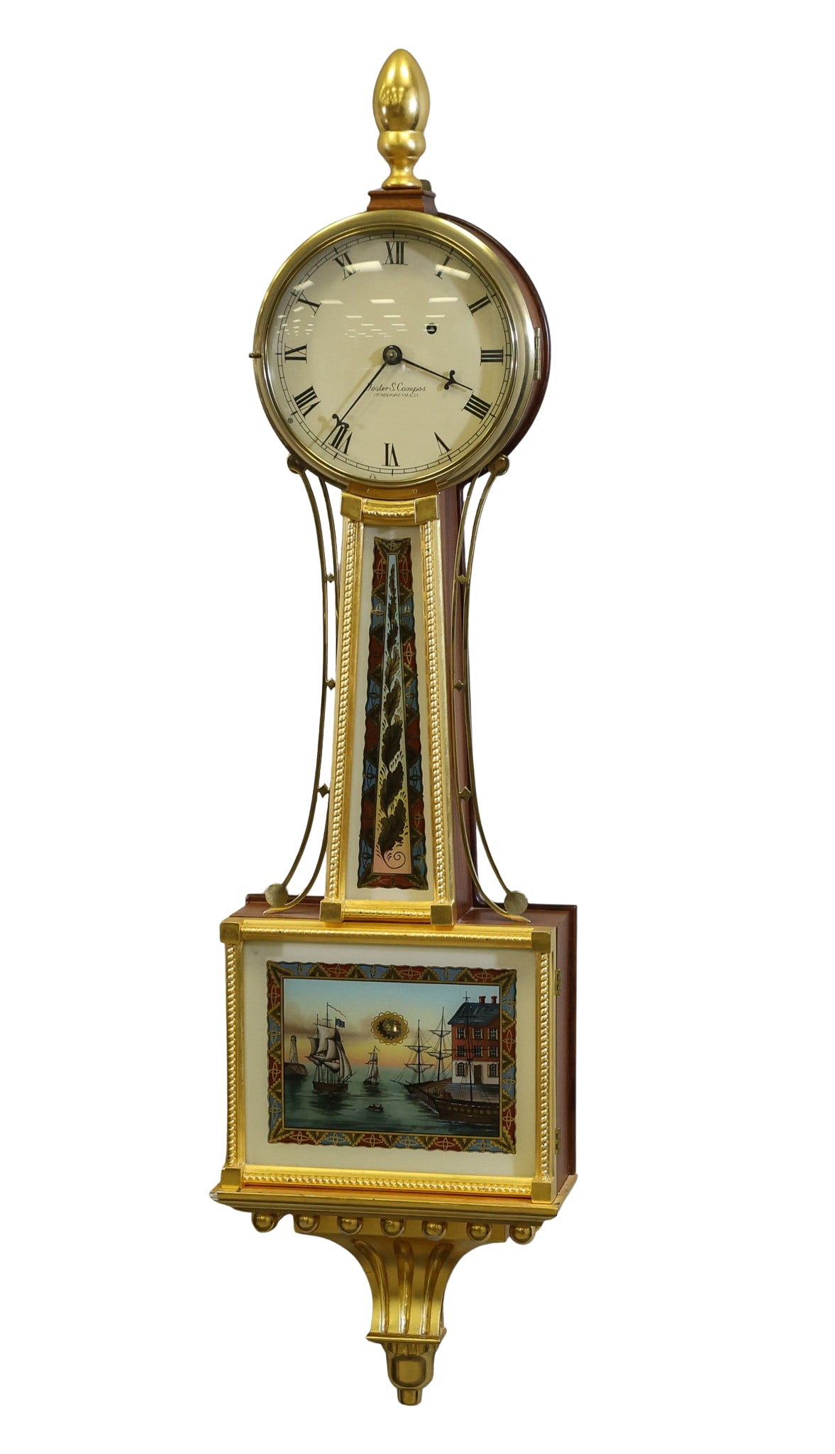 Foster S. Campos Massachusettes Banjo Clock - 2