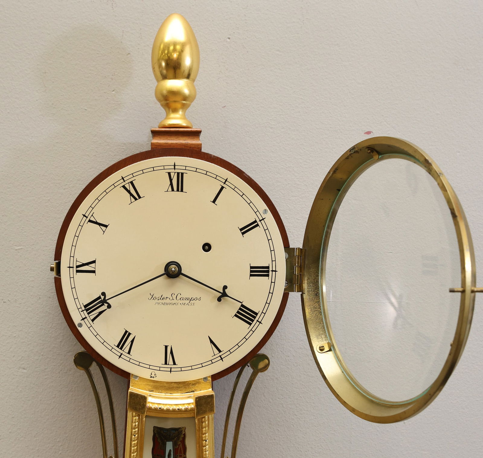 Foster S. Campos Massachusettes Banjo Clock - 3