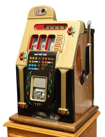 1940s Mills Novelty Golden Falls Quarter Slot Machine