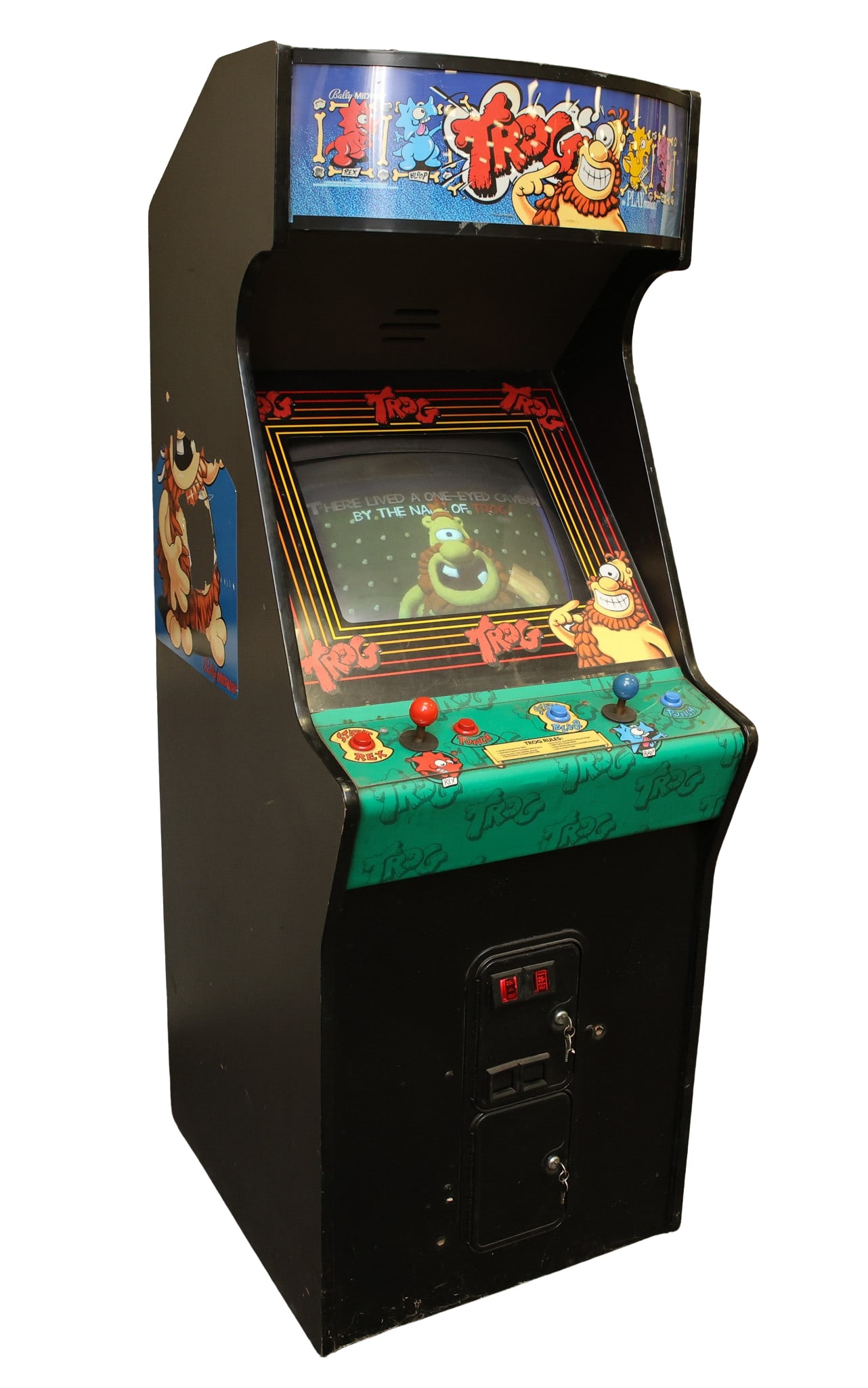 1990 Bally Midway Trog! Arcade Game - 2