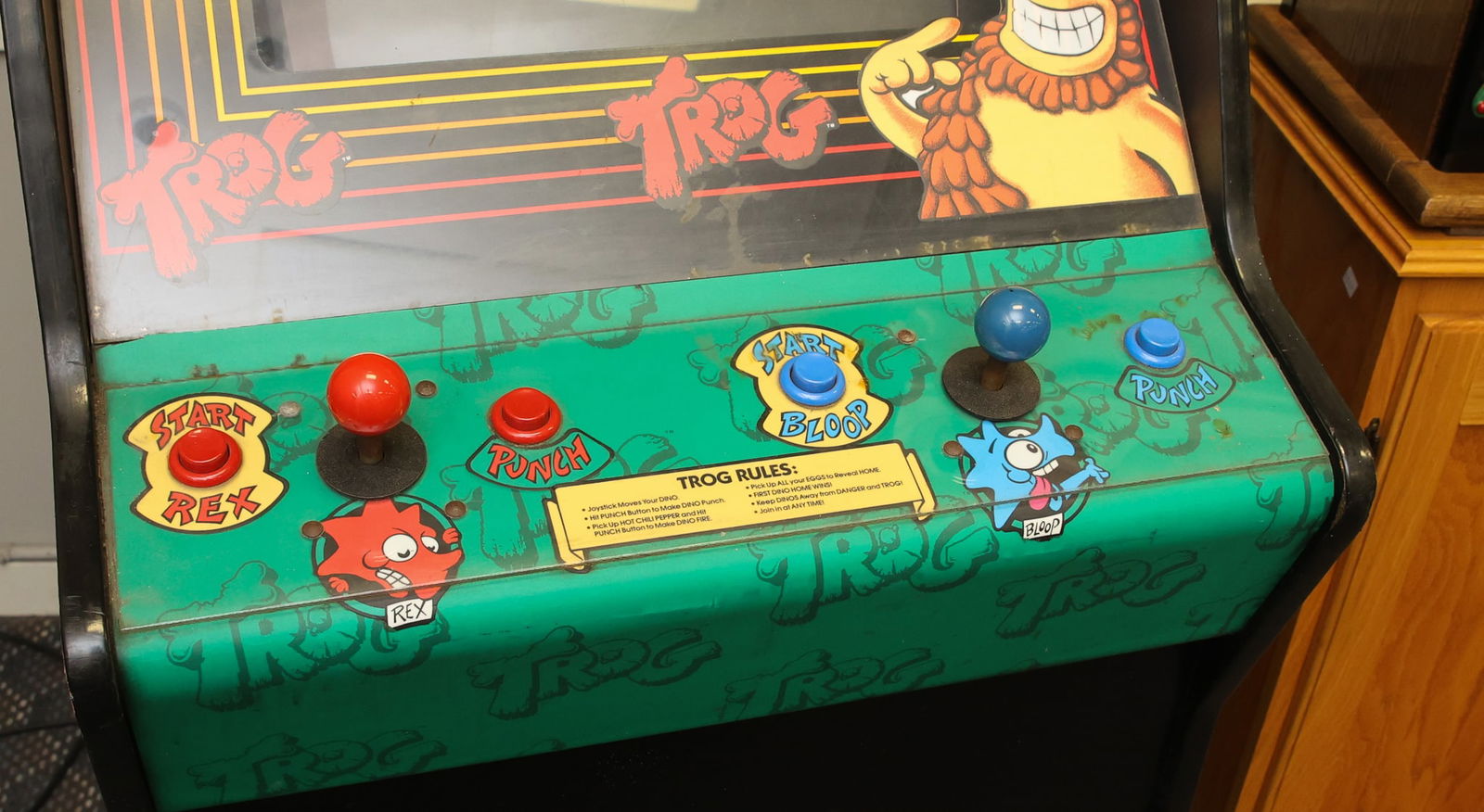 1990 Bally Midway Trog! Arcade Game - 4