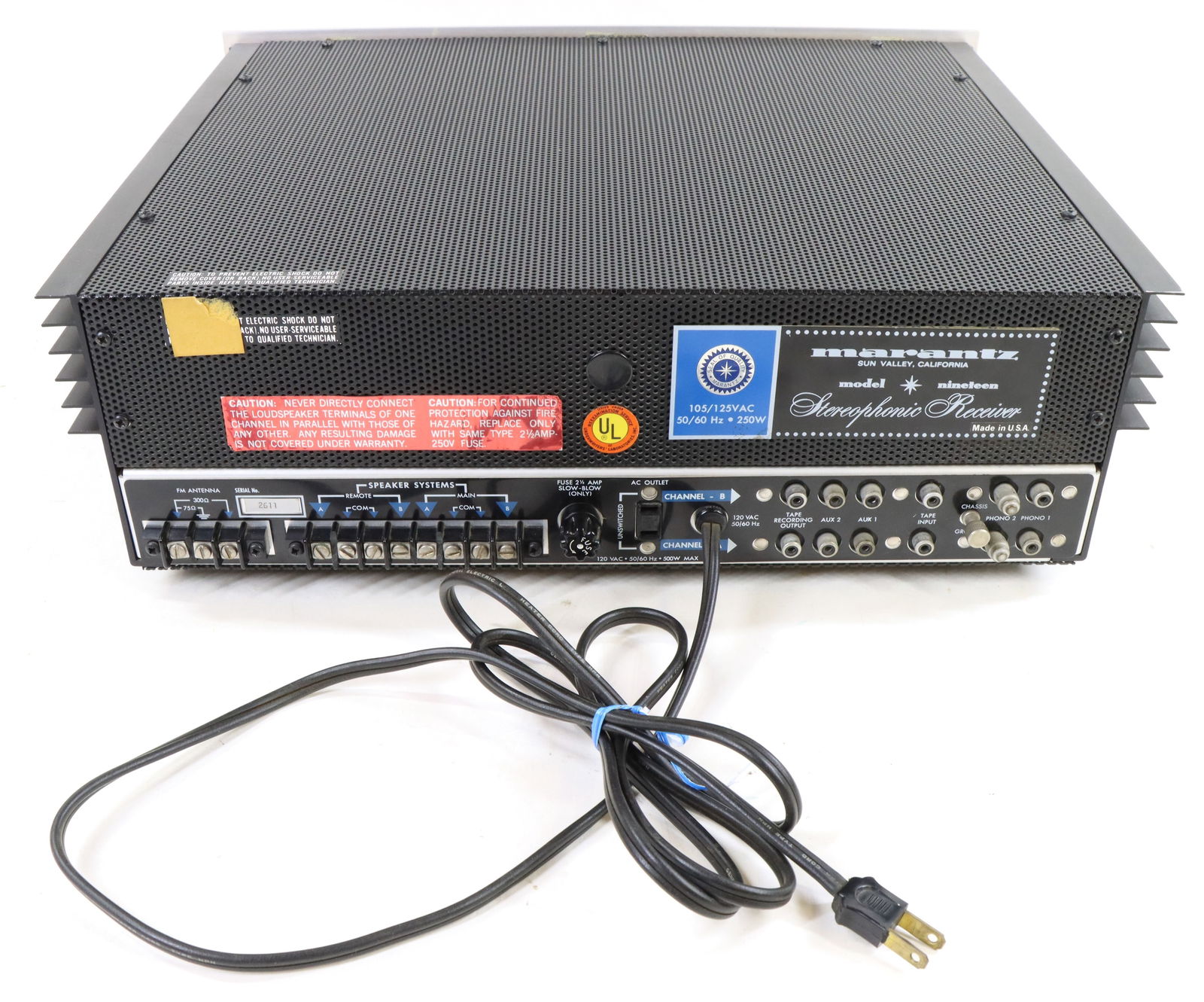 Marantz Model Nineteen Receiver - 7