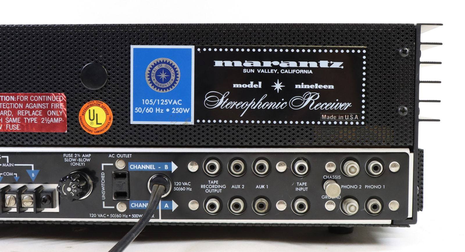 Marantz Model Nineteen Receiver - 9