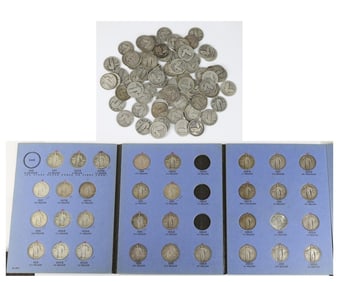 United States Twenty-five Cent Standing Liberty Coins