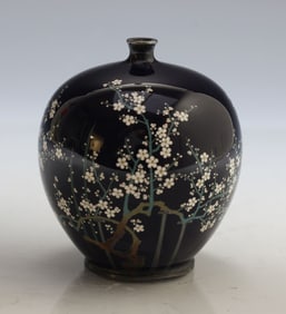 Hayashi Hachizaemon Japanese Cloisonne Vase