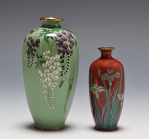 Japanese Cloisonne Vases