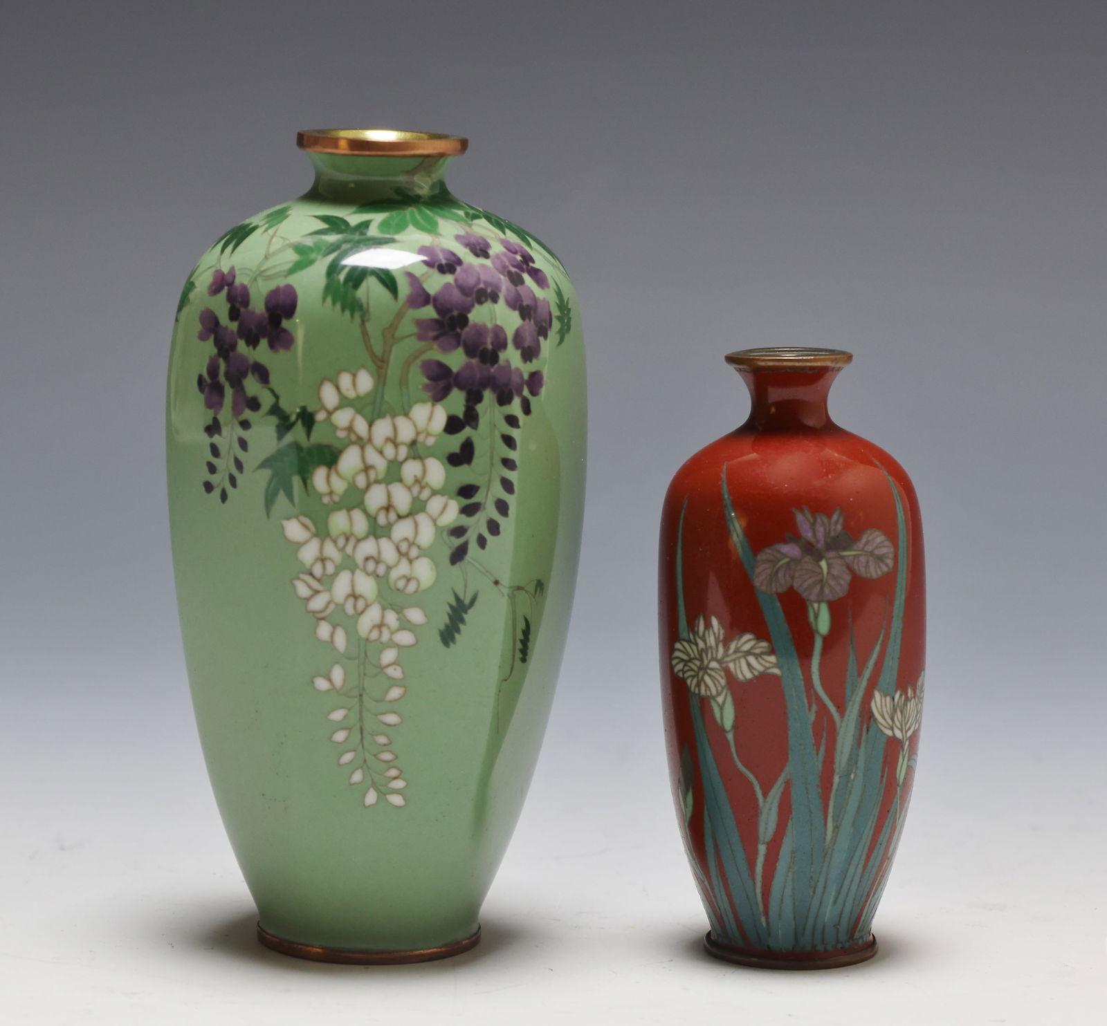 Japanese Cloisonne Vases (1 of 10)