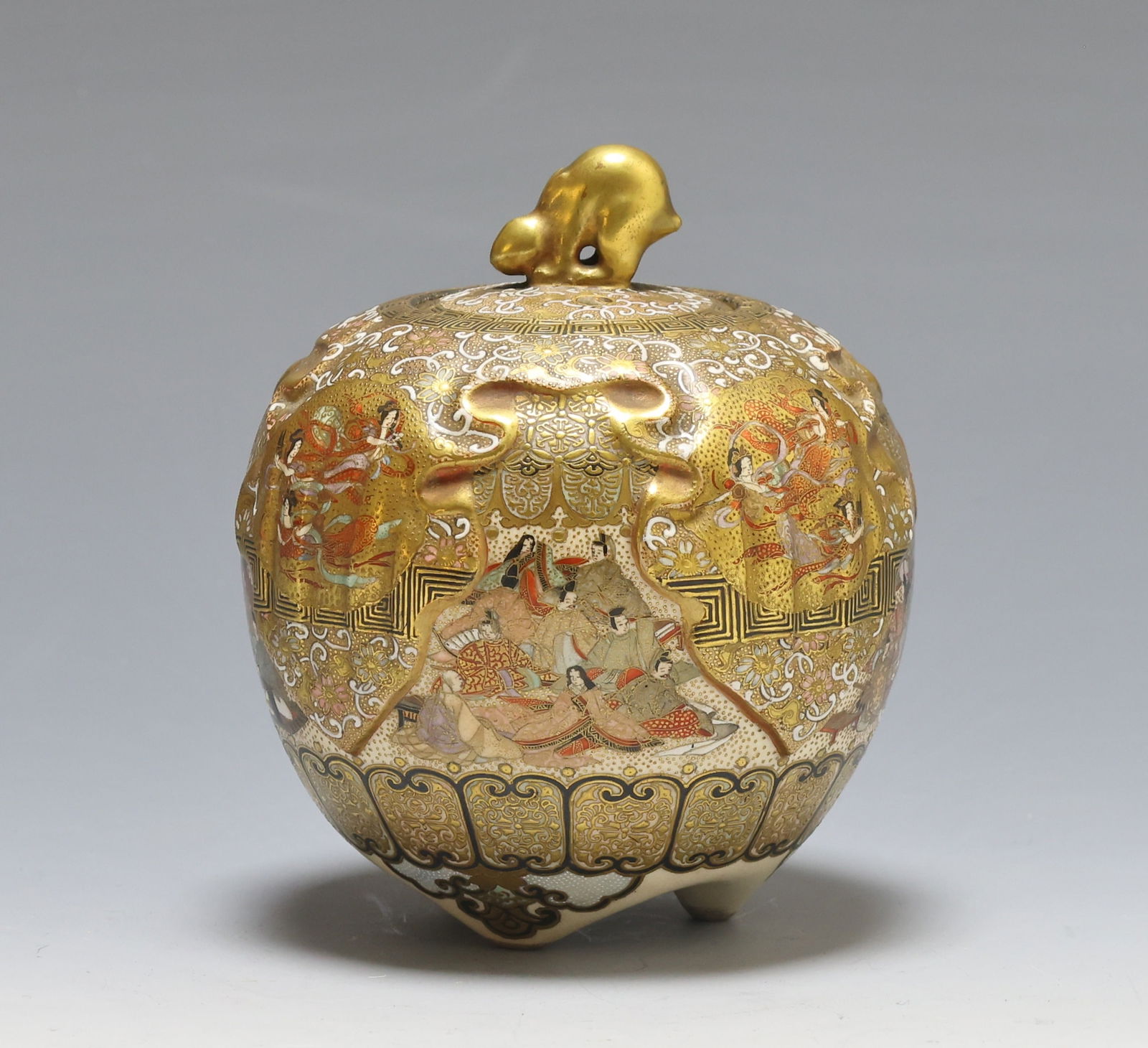 Japanese Satsuma Pottery Censer (1 of 9)