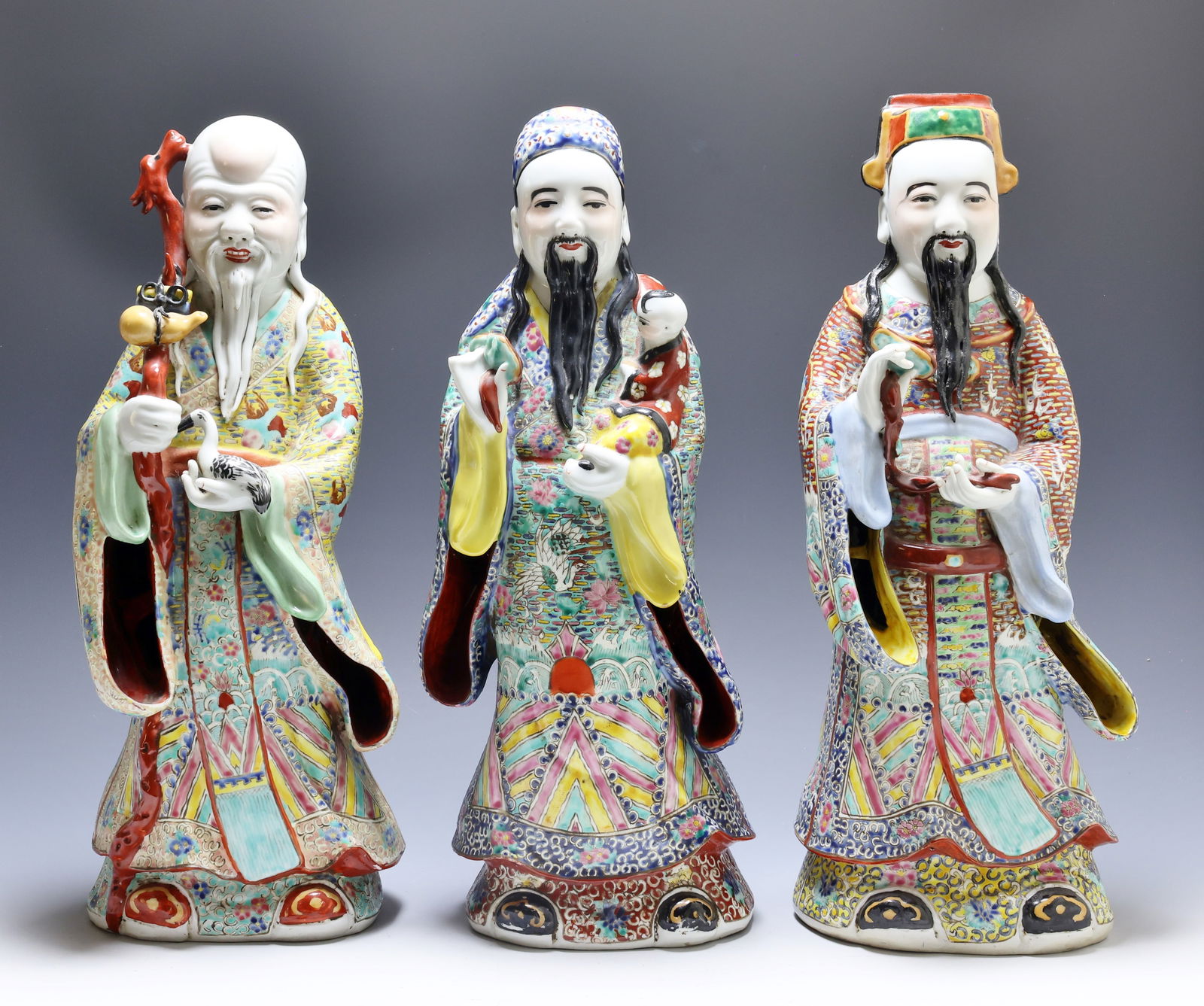 Fujian Huiguan Chinese Famille Rose Sculptures (1 of 8)