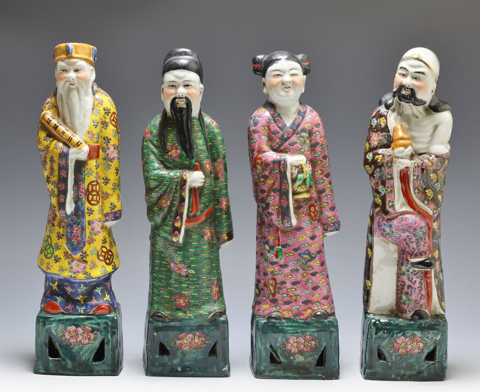 Fujian Huiguan Chinese Famille Rose Sculptures (1 of 8)