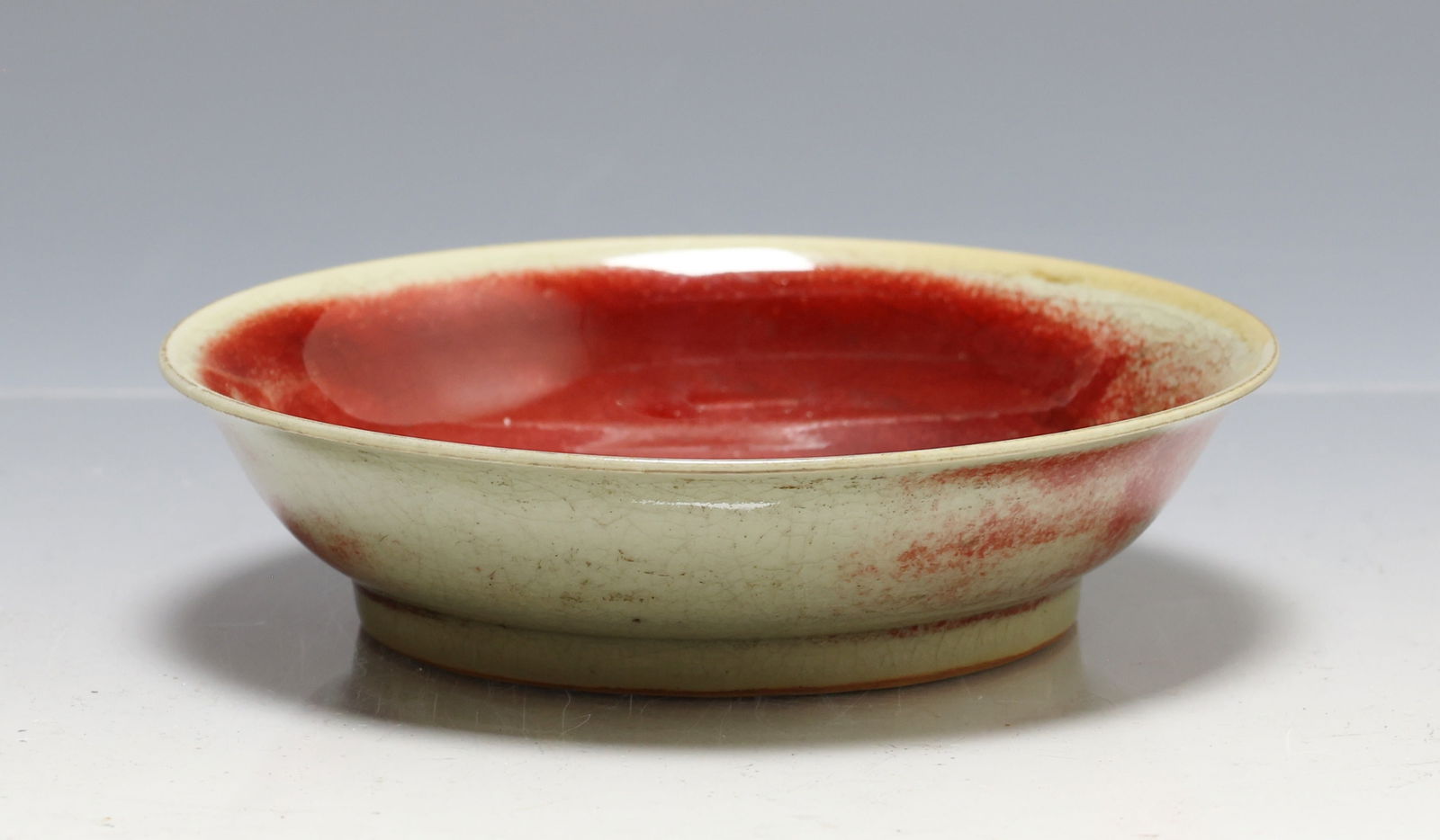 Chinese Flambe Stoneware Bowl (1 of 5)