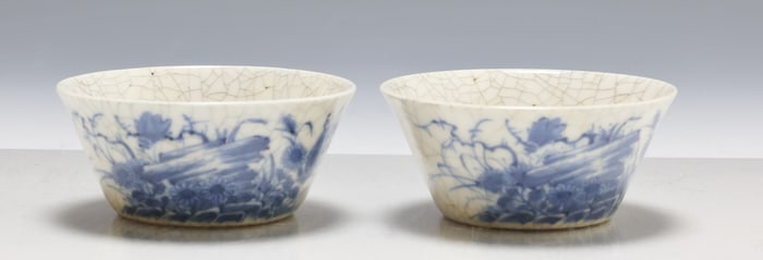 Chinese Porcelain Ruoshen Teacups