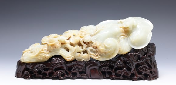 Chinese Carved Jade Scupture