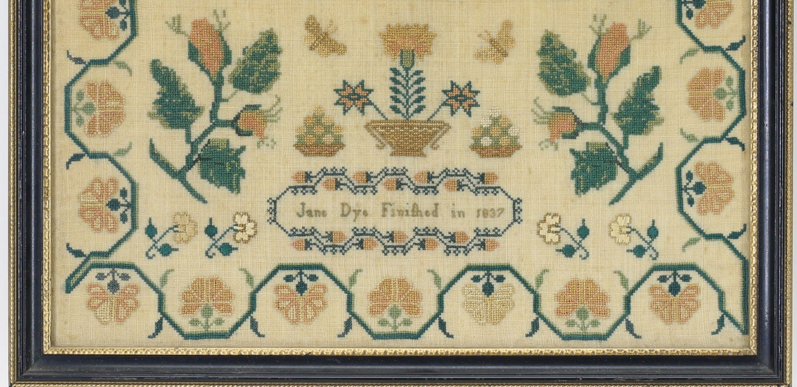 Needlework Sampler, 1837 - 5