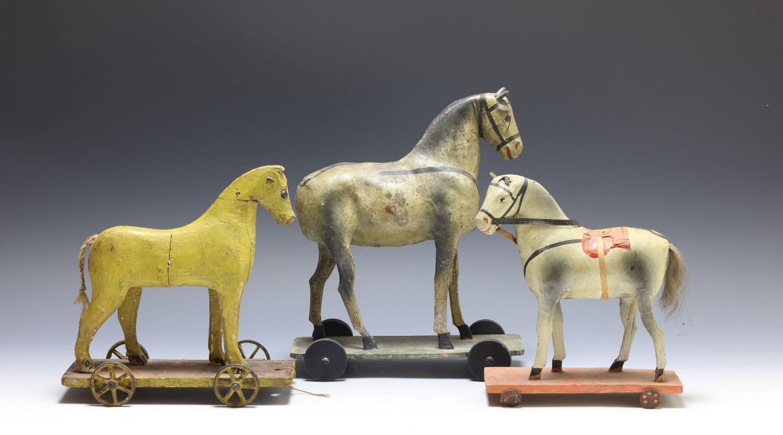 German Platform Pull Toy Horses (1 of 18)