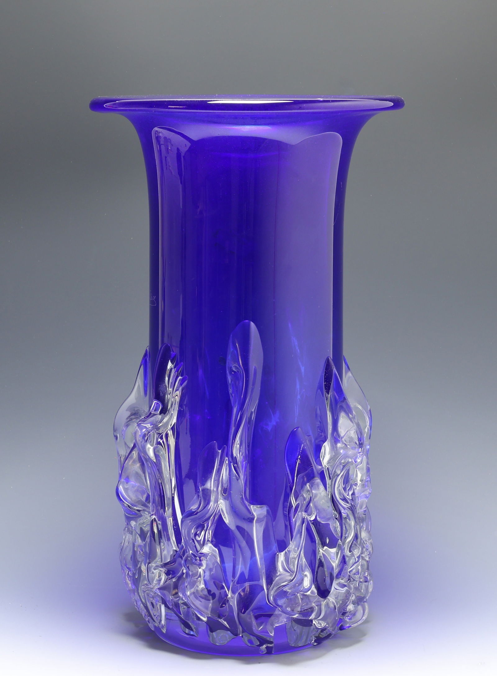 Ion Tamaian (B. 1954) Art Glass Vase (1 of 10)