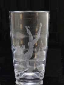 Vicke Lindstrand for Orrefors "Pearl Diver" Vase