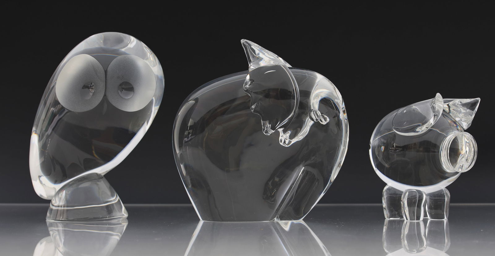 Steuben Crystal Animal Figurines (1 of 12)