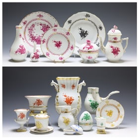 Herend "Chinese Bouquet" Porcelain Tablewares