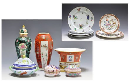 Herend Chinoiserie Porcelain Tablewares