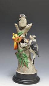 Boehm Porcelain Downy Woodpeckers