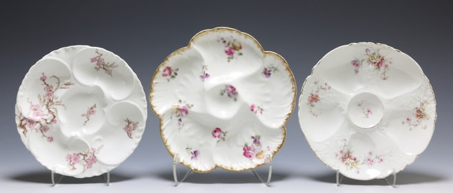 Limoges Oyster Plates