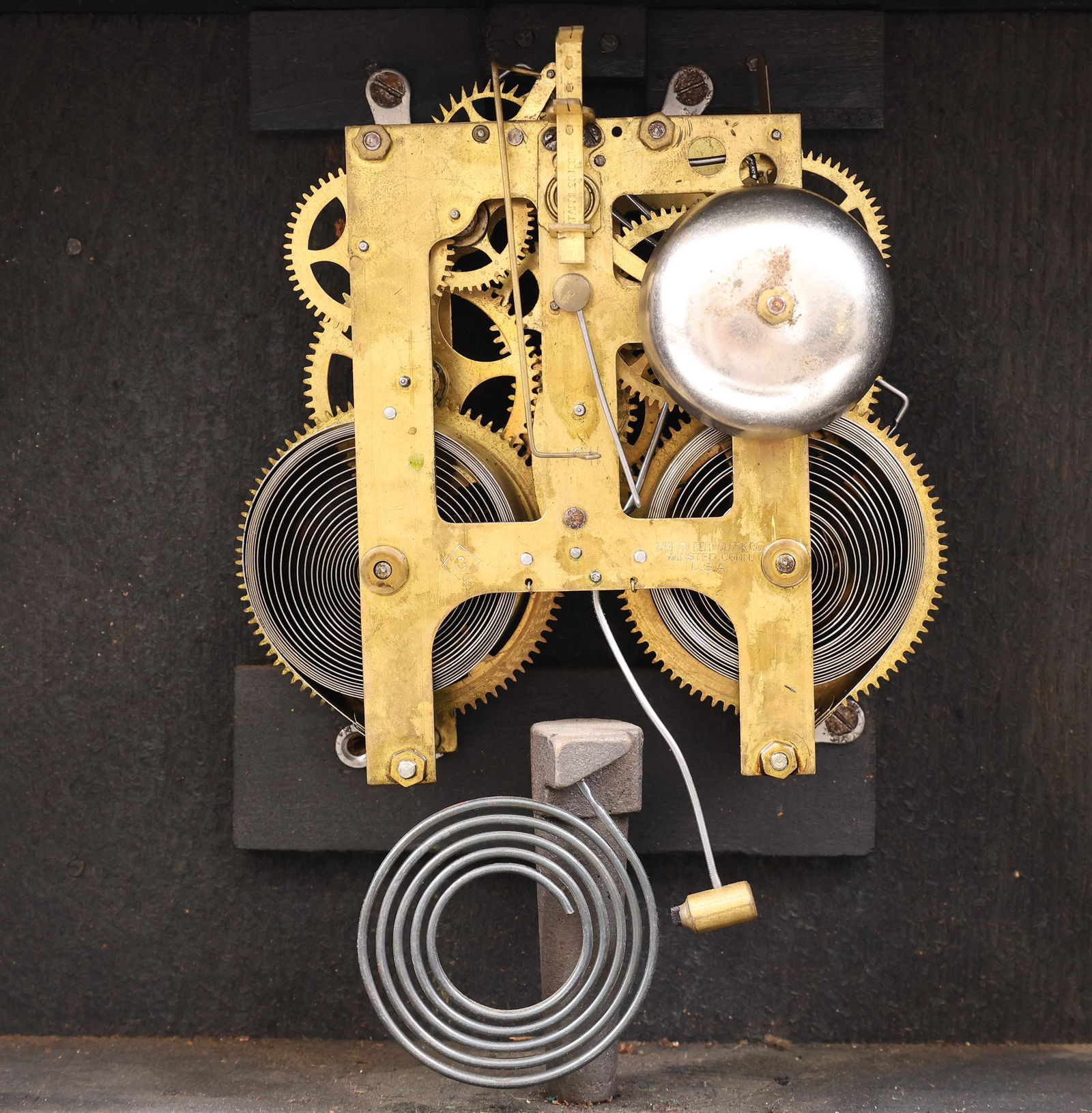 Gilbert Arts and Crafts Mantel Clock - 10