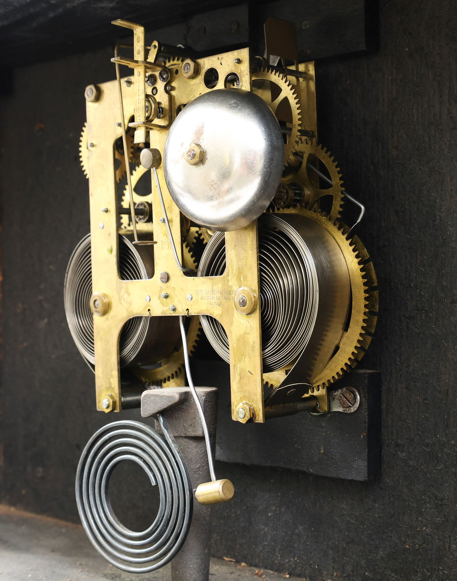 Gilbert Arts and Crafts Mantel Clock - 12