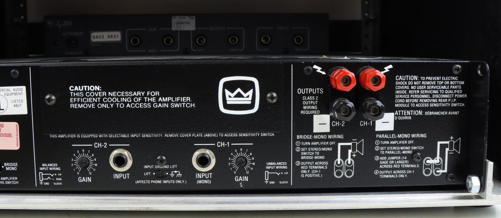 Crown Power Amplifier - 8