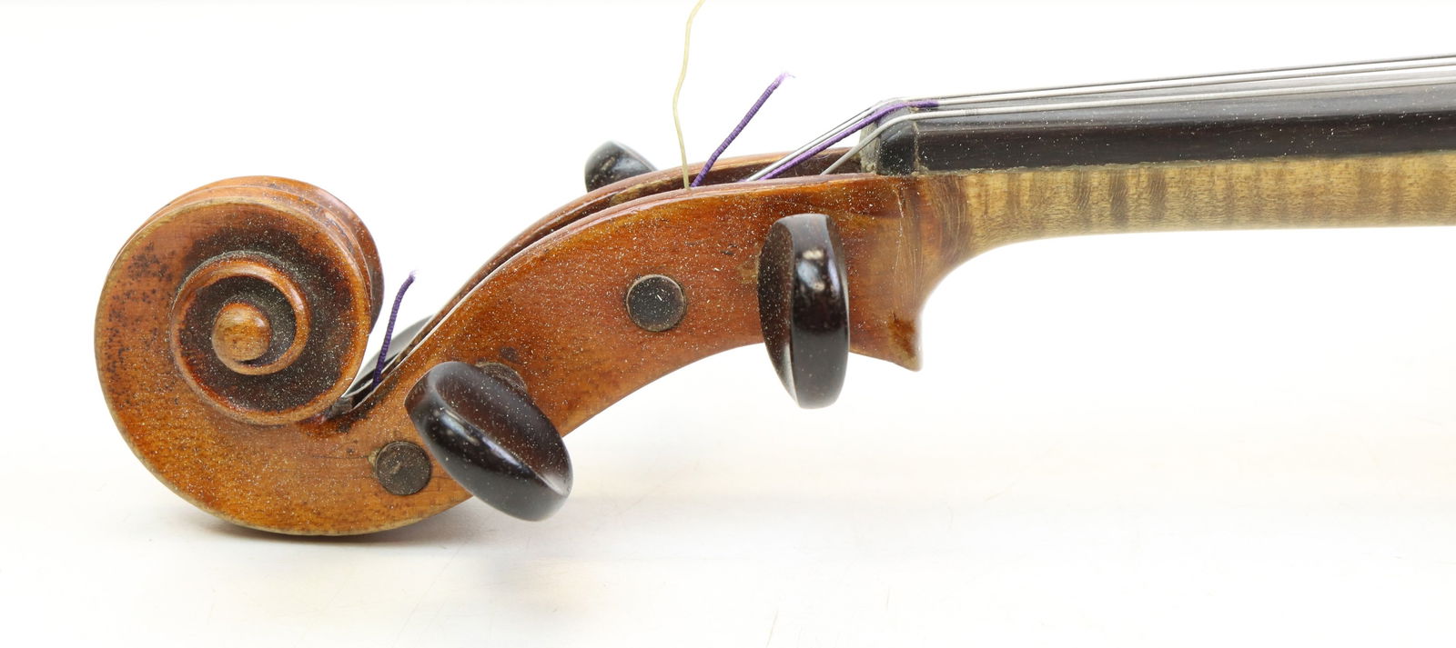Unlabeled 4/4 Violin with 4 Bows. - 8