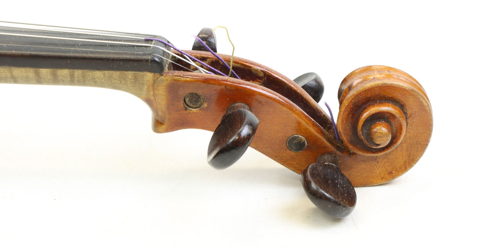 Unlabeled 4/4 Violin with 4 Bows. - 9