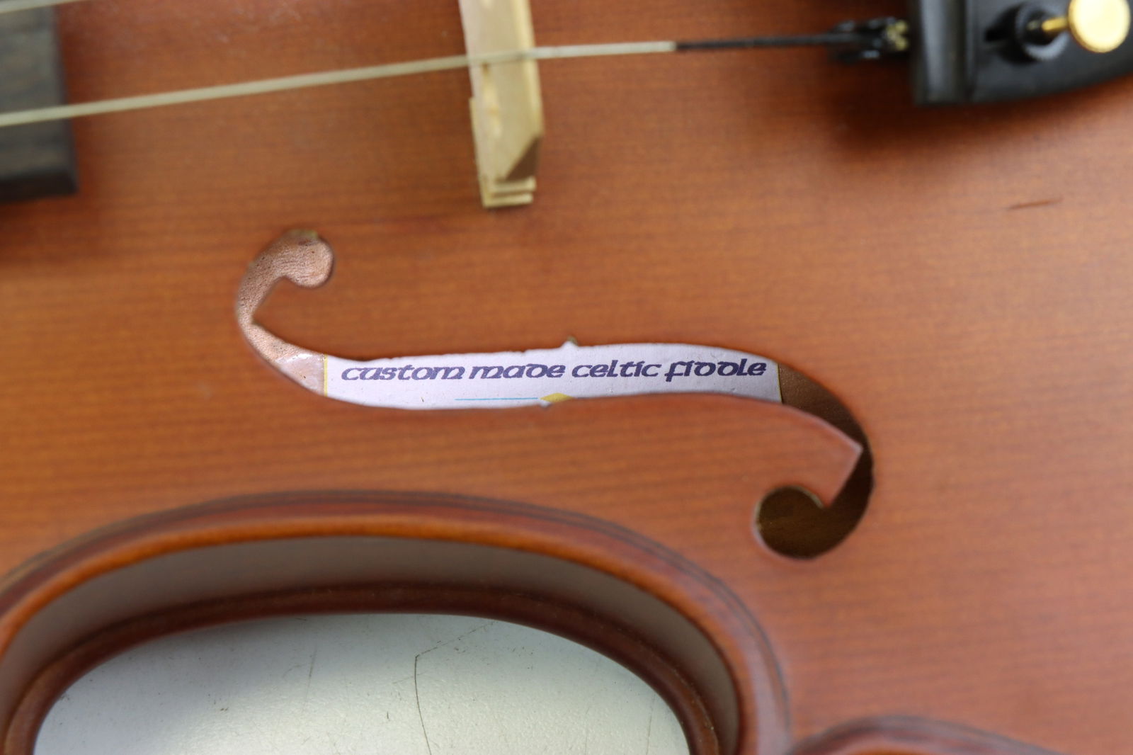 Custom Made Celtic Fiddle - 11
